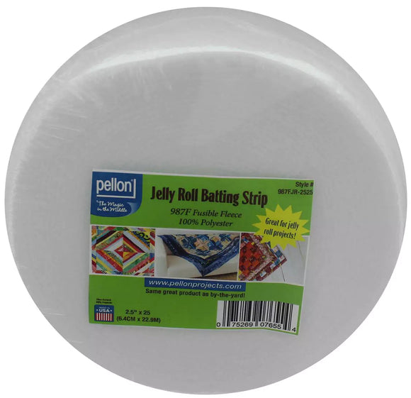Pellon Fusible Fleece Jelly Roll Batting Strip 2 1/2