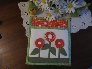 Pot Holders for All Seasons-'May Flowers'