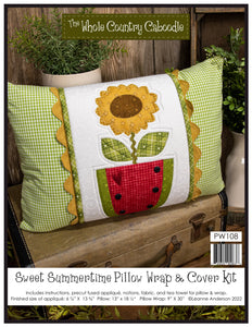 Sweet Summertime Pillow and Wrap by The Whole Country Caboodle Pillow- Kit