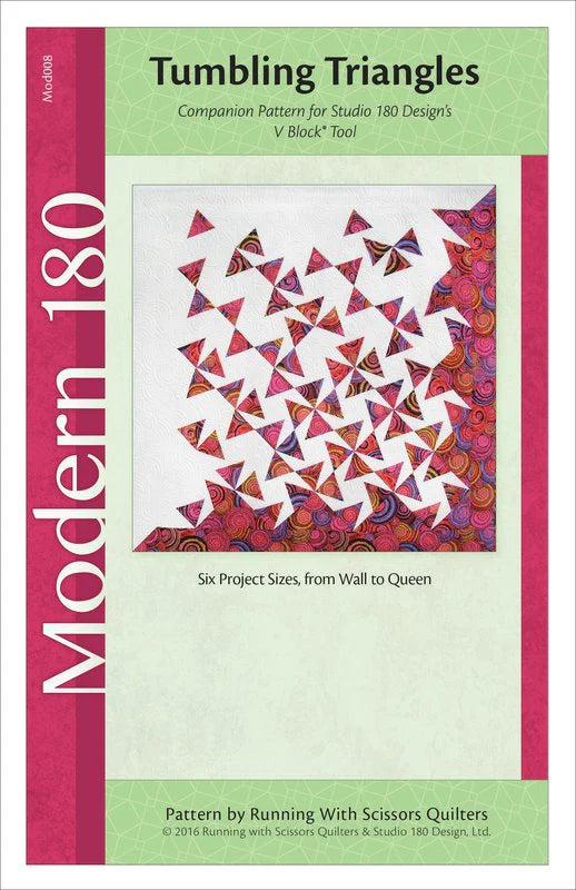 Tumbling Triangles by Running With Scissors for Studio 180-Pattern