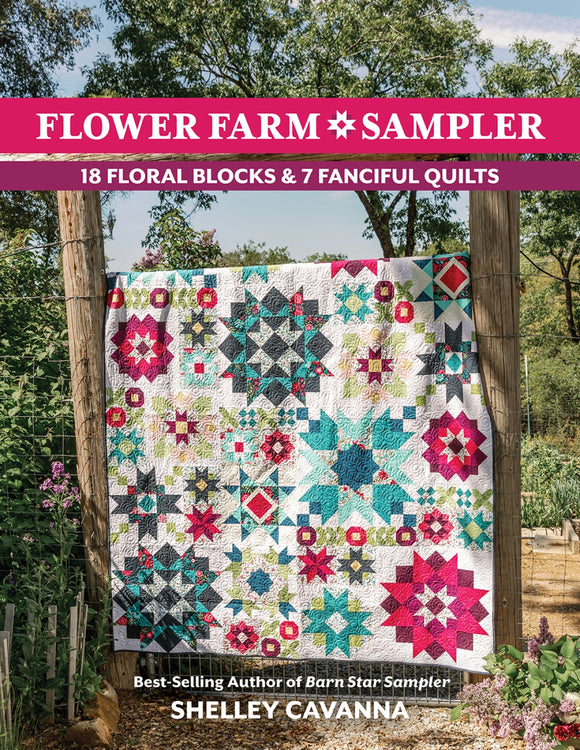 Flower Farm Sampler Book by Shelley Cavanna