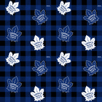 NHL Toronto Maple Leafs by Benartex-Flannel Check