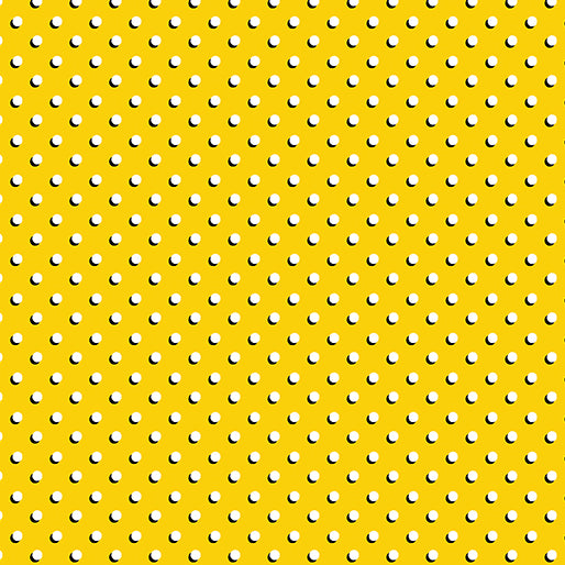 My Hero by Benartex-Yellow Dots