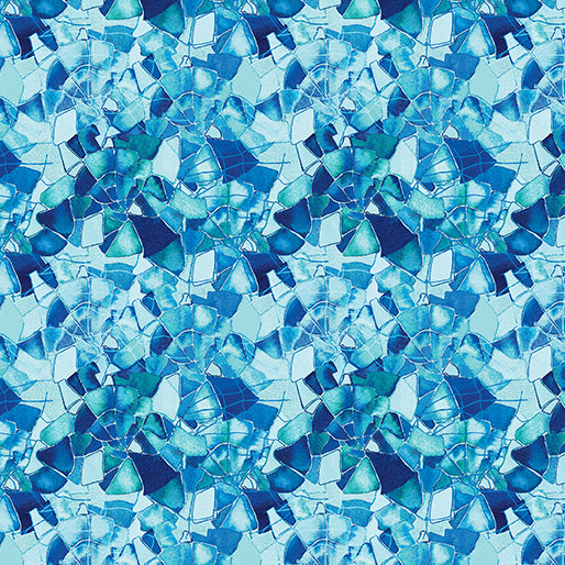 Prismatics by Marta Cortese for Benartex-Turquoise