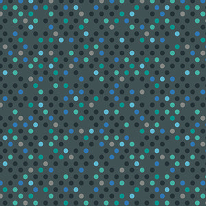 Dazzle Dots by Contemp Studio-Charcoal/Multi
