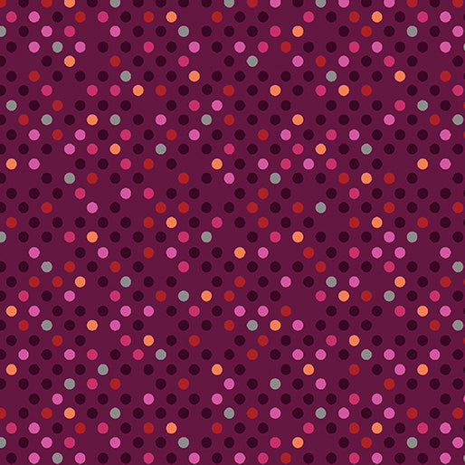 Dazzle Dots by Contemp Studio-Dark Red/Multi