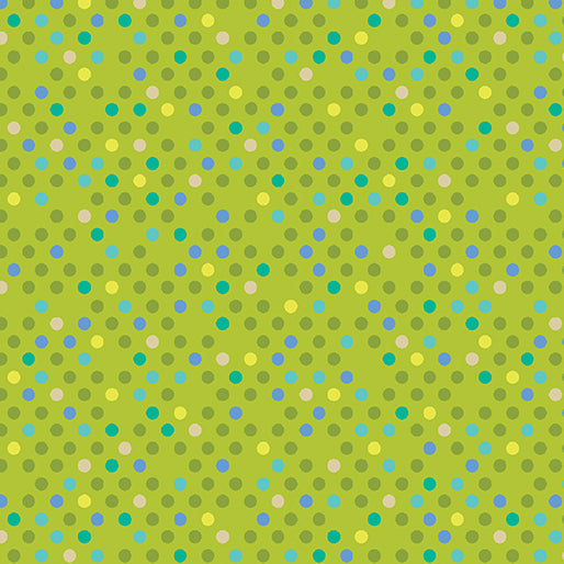 Dazzle Dots by Contemp Studio-Lime/Multi