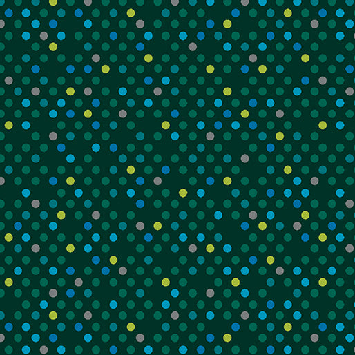 Dazzle Dots by Contemp Studio-Dark Green/Multi