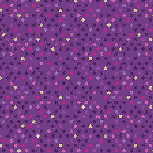 Dazzle Dots by Contemp Studio-Purple/Multi