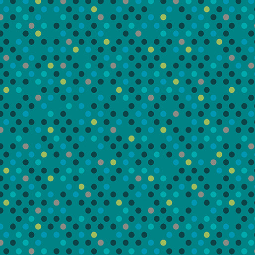 Dazzle Dots by Contemp Studio-Teal/Multi