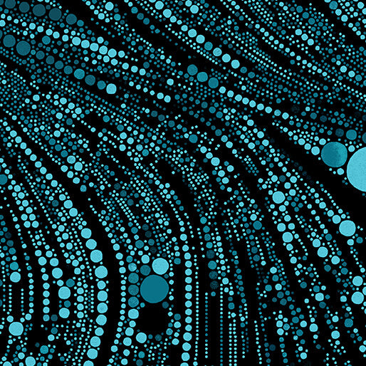 Cat Artistry by Peggy Collins for Benartex-37 Turquoise