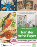 Leslie Riley's TAP Transfer Art Paper-18 Pack