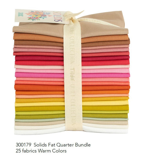 Tilda Basics 25pc. Fat 1/4 Bundle-Warm Colours
