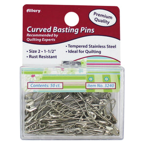 Curved Basting Pins 1 1/2" -50pc.