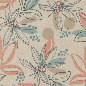 Melrose Mochi Linen by Studio M for Moda - Angel Floral