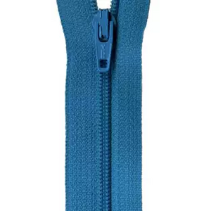 Zipper 14" size 3-Turquoise Splash