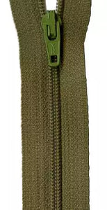 Zipper 14" size 3- Mossy