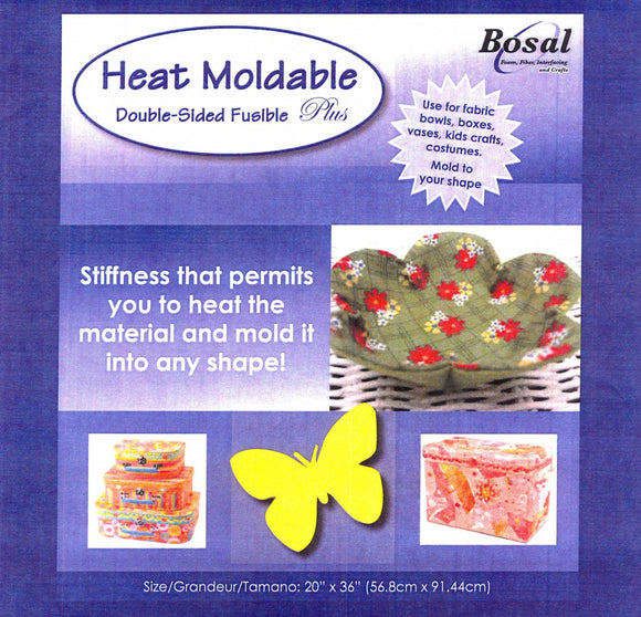 Heat Moldable Double Sided Fusible Plus Stabilizer by Bosal-20