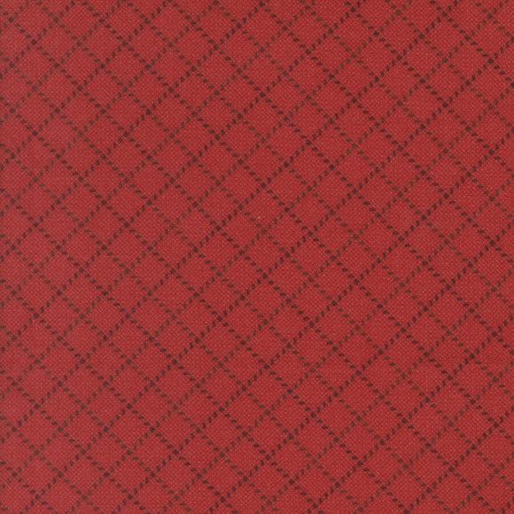 Prairie Gatherings Flannels by Primitive Gatherings for Moda-15F Brick
