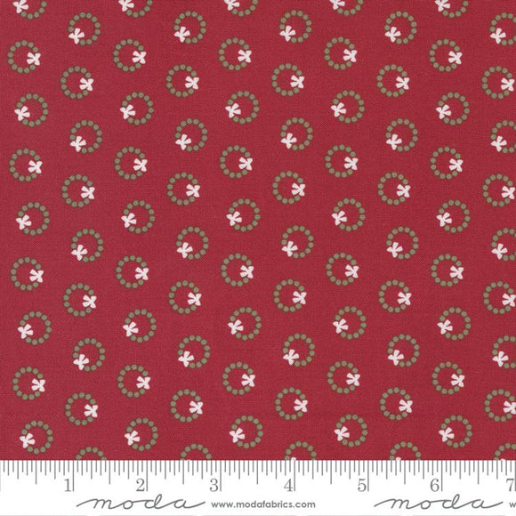 Christmas Eve by Lella Boutique for Moda-Cranberry Wreath