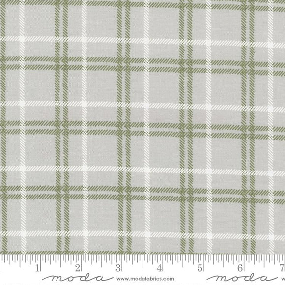 Christmas Eve by Lella Boutique for Moda-Silver Plaid