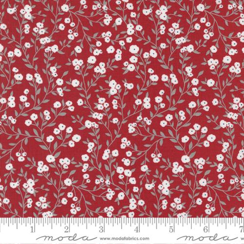 Old Glory by Lella Boutique for Moda-Red Tiny Floral