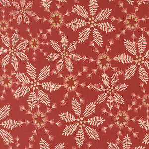 Old World Yuletide by Fancy That Design House for Moda - Poinsettia