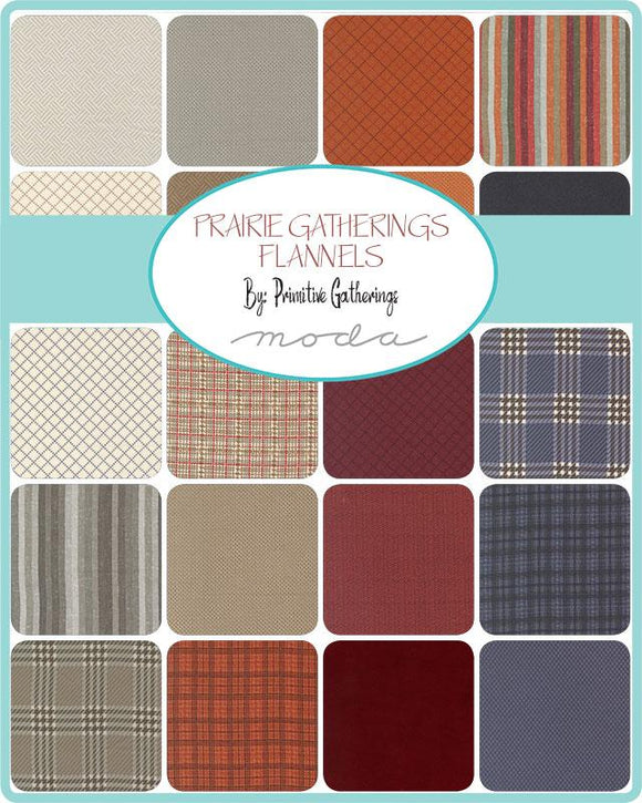 Prairie Gatherings Flannel for Moda - Layer Cake