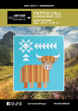 Cattle Call Quilt Pattern by Art East Quilt Co.