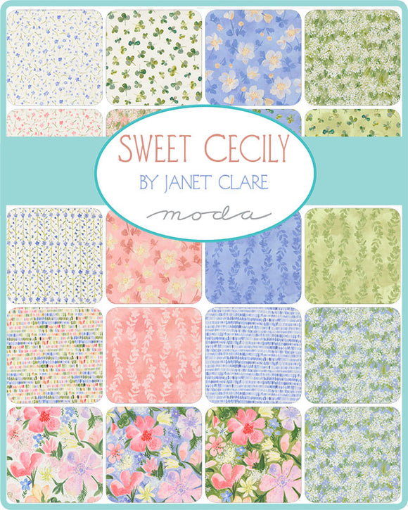 Sweet Cecily by Janet Clare for Moda - Jelly Roll