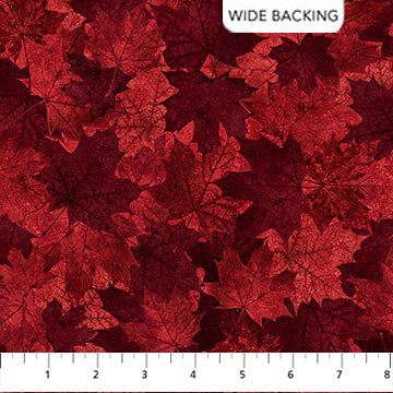Stonehenge Oh Canada II Wideback for Northcott Fabrics-Red