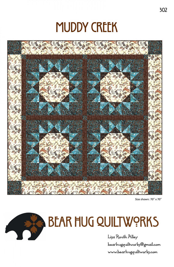 Muddy Creek by Bear Hug Quiltworks-Pattern