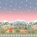 Celtic Christmas by Lewis & Irene- Double Edge Border Print