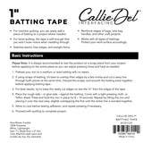 Callie Del Batting Tape 1" x 30 yard