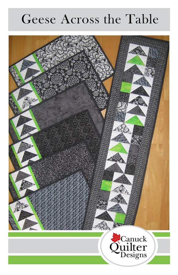Geese Across the Table from Canuck Quilters by Joanne Kerton