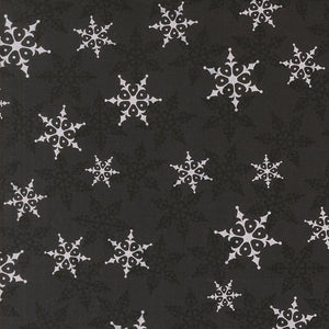 Winter Friends 108" by Deb Strain For Moda Wideback-Charcoal Black