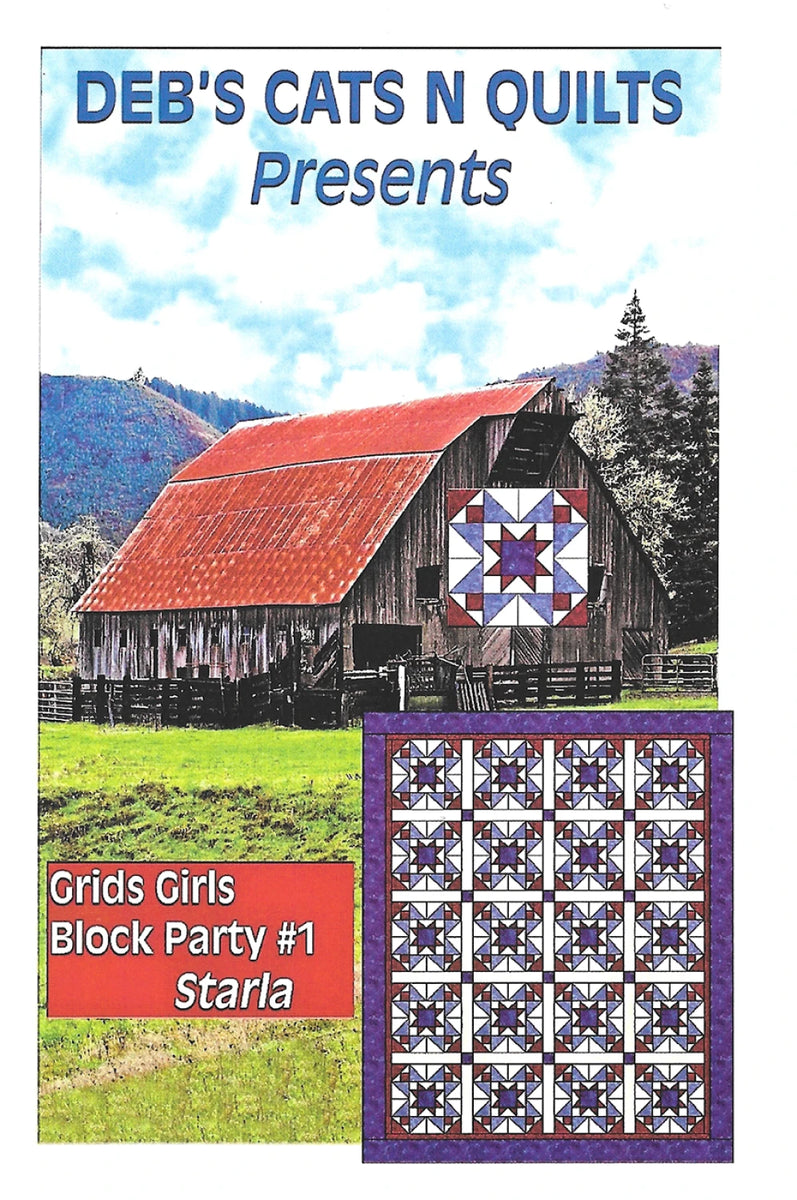 Grid Girls Block Party 1 Star-Pattern – Threads That Bind Maxwell