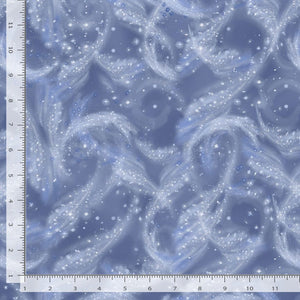 Christmas Eve by Dona Gelsinger for Timeless Treasures-Blizzard, Frost