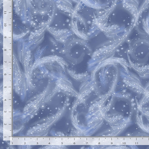 Christmas Eve by Dona Gelsinger for Timeless Treasures-Blizzard, Frost