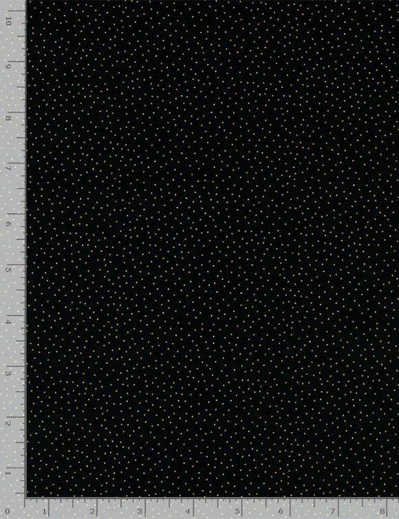 Metallic Pin Dots from Timeless Treasures-Black