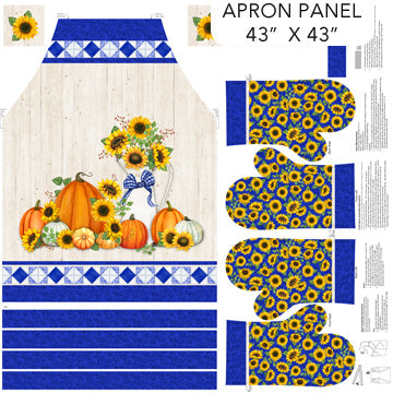 Autumn Gathering Apron Panel