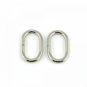 Emmaline Bags 1 1/4" Oval Ring-Nickel