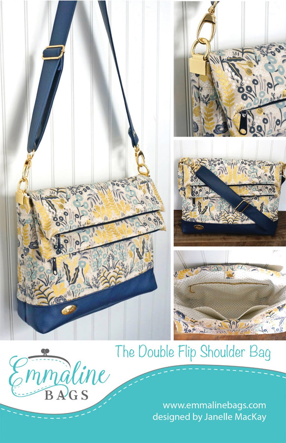The Double Flip Shoulder Bag by Emmaline Bags