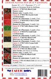 Cardinal Runner and 4 Place Mats from The Fabric Addict-Pattern