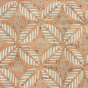 Sallie Tomato Pro-Lite Cork-Cream Canvas Backed Palms-1/2 Yd