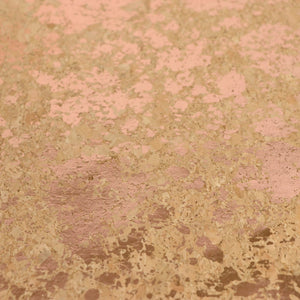 Sallie Tomato Cork-Natural Rose Gold Splatter-1/2 Yd