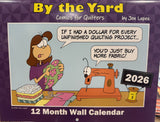By The Yard 2026 Wall Calendar