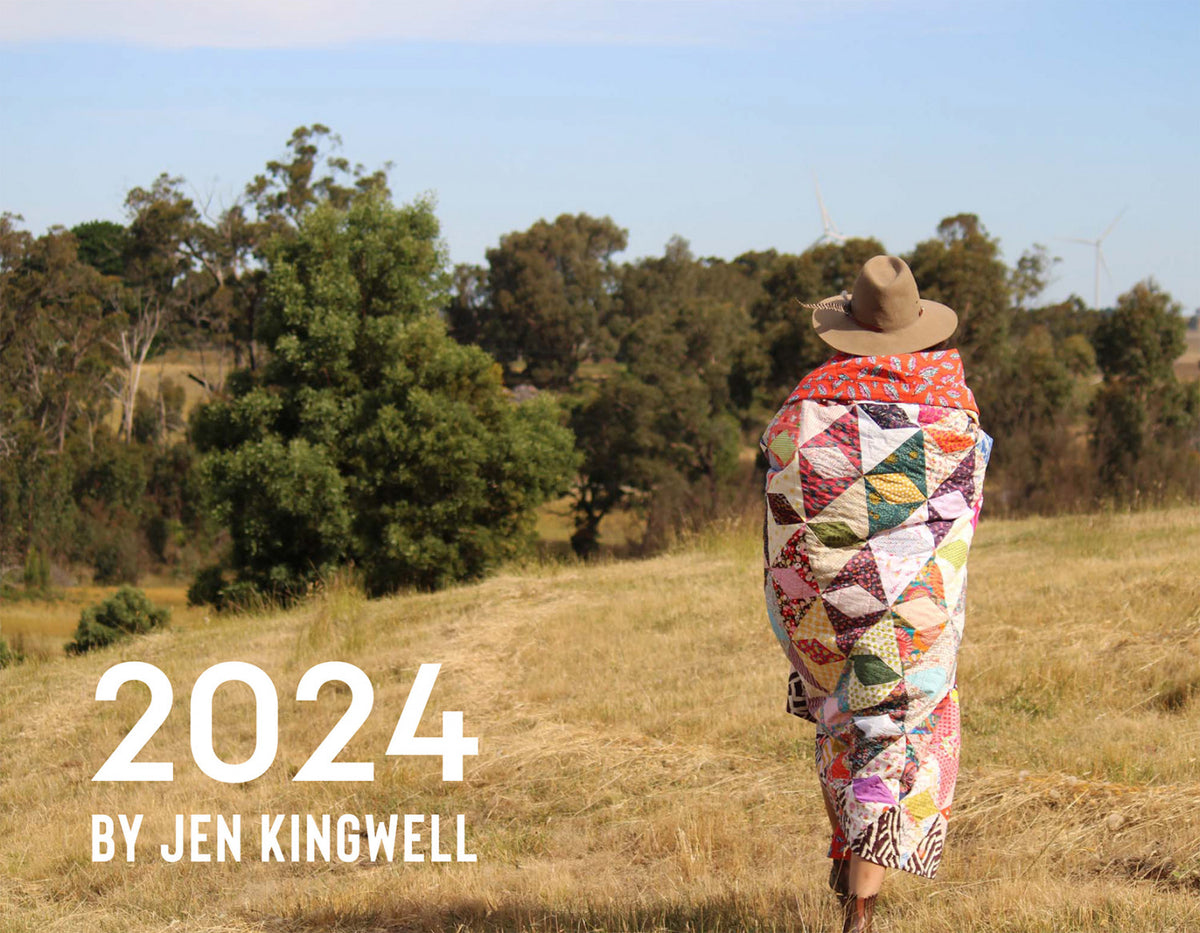 Jen Kingwell Wall Calendar 2024 – Threads That Bind Maxwell