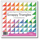 Scrappy 6" Triangle Foundation Paper by Leila Gardunia
