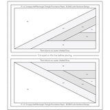 Scrappy Half-Rectangle Foundation Paper by Leila Gardunia